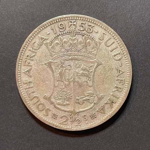 South Africa 2 1/2 Shillings 1953