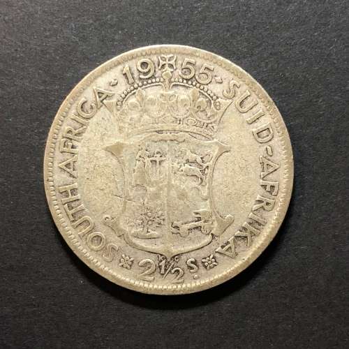 South Africa 2 1/2 Shillings 1955