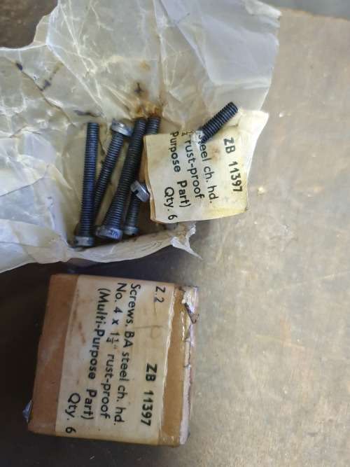 Vintage Box of 4BA Screws