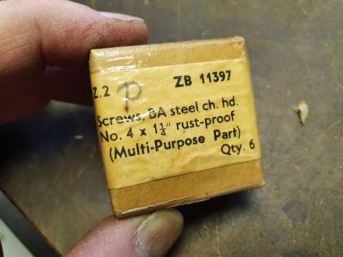 Vintage Box of 4BA Screws