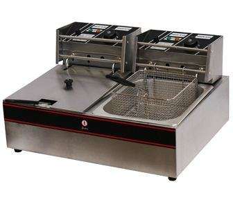 Chip Fryer 2x6lt INDUSTRIAL Includes Chip baskets Electric