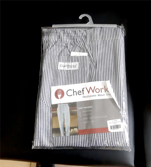 Chef Works Stripped Chef Pants XXLarge CLEARANCE SALE