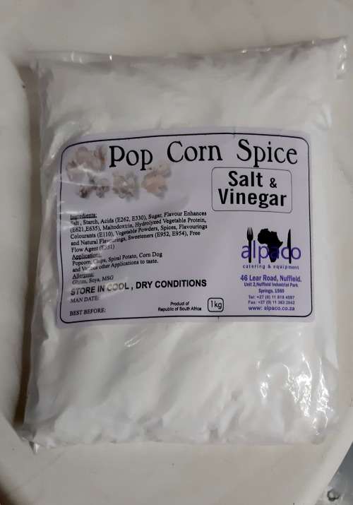 1kg Popcorn Salt & Vinegar CLEARANCE SALE