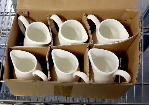 6 Pack Milk Jug 300ml