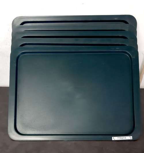 Plastic Rectangular  Non - Stick Tuff Tray-  5 Pack per 1 BID:CLEARANCE SALE