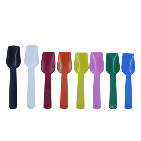 Plastic lce Cream Spoon - Pack of 250 per 1 Bid  :CLEARANCE SALE