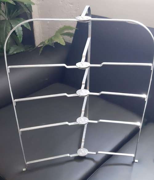 4 Tier S/Steel Foldable Stand:CLEARANCE SALE