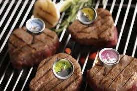 4x Mini Meat Thermometers & 4 Piece Jumbo Steak Knives