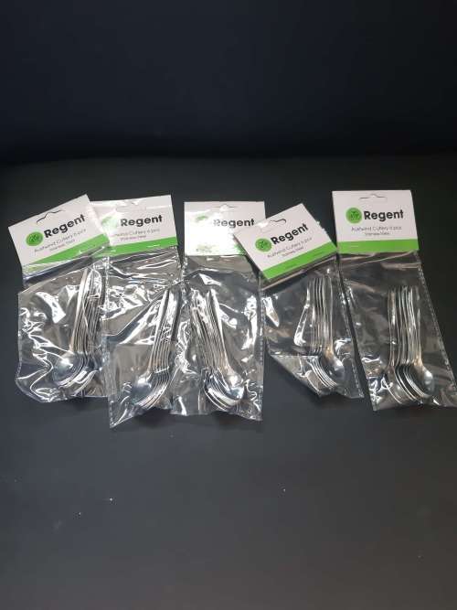 S/Steel Regent Cutlery Austwind Coffee Spoon  6Pack -  5Pcs  per 1 BID:CLEARANCE SALE