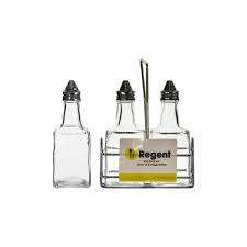 Wire Stand with 200ml Oil & VInegar  CLEARANCE SALE