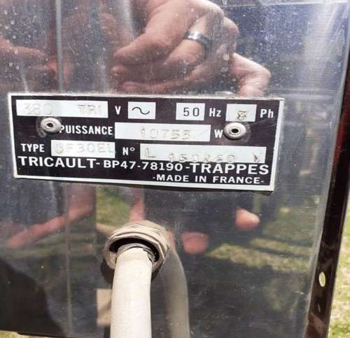 TRICAULT BAKING OVEN Made in France Excellent Working Condition