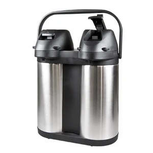 S/Steel Vacuum Airpot Double Wall Twin ( 2Lt Each ) = 1 BID