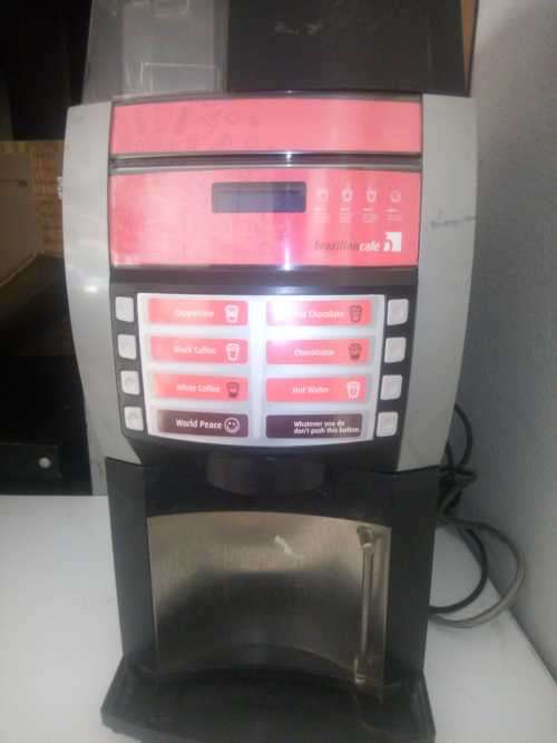 BRAZILIAN COFFEE VENDING MACHINE Bean to Cup