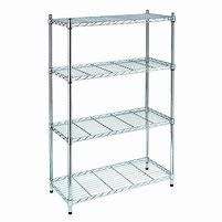 Shelving Unit Chromed 4 Tier - Second Hand: Clearance Sale