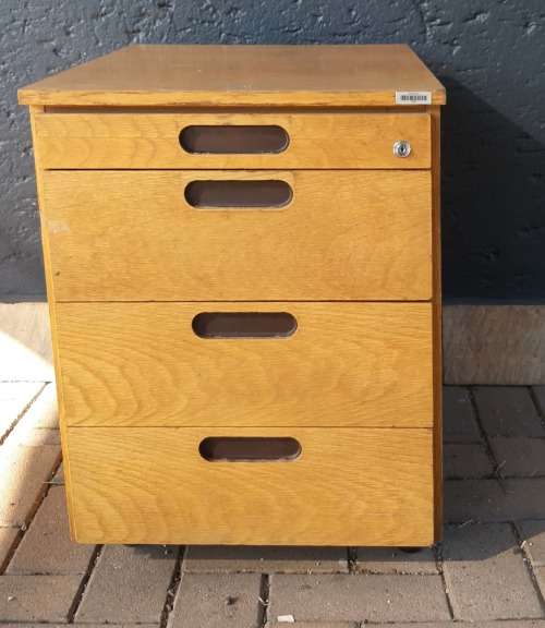 Wooden File Cabinet with 4 Drawers : CLEARANCE SALE
