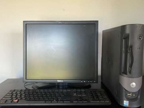 DELL computer/ Computer Box & Key Board