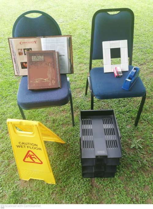 OFFICE PACK Chairs,Stationary & Wet Floor Sign