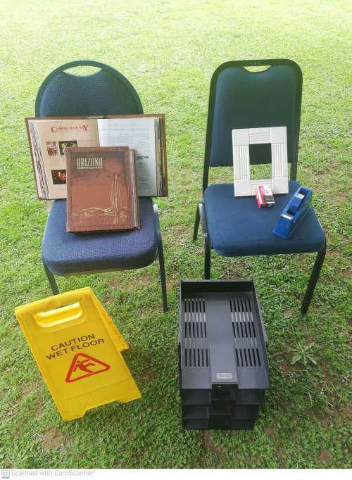 OFFICE PACK Chairs,Stationary & Wet Floor Sign