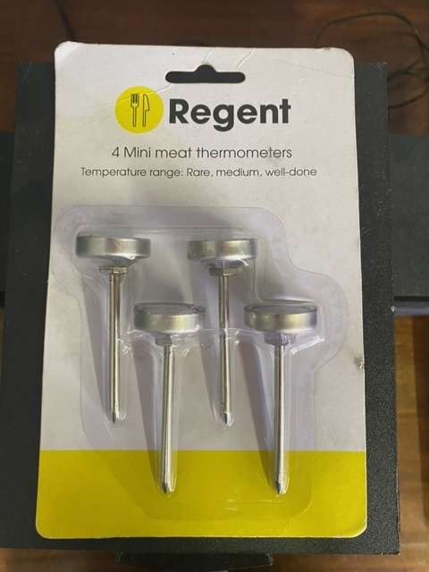 Mini Meat Thermometers Set of 4