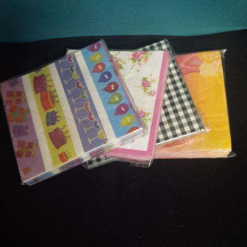 3 PER BID Serviettes ** FUNKY PRINTS **** 20 per pack