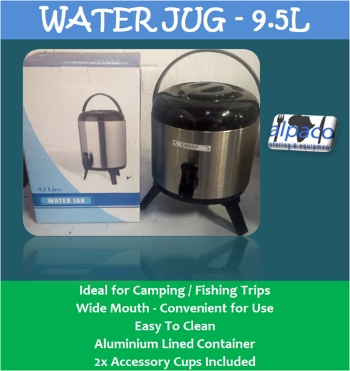 Water Jar 9.5lt*** Ideal for all Campers *** Keep your Water Colder for longer***