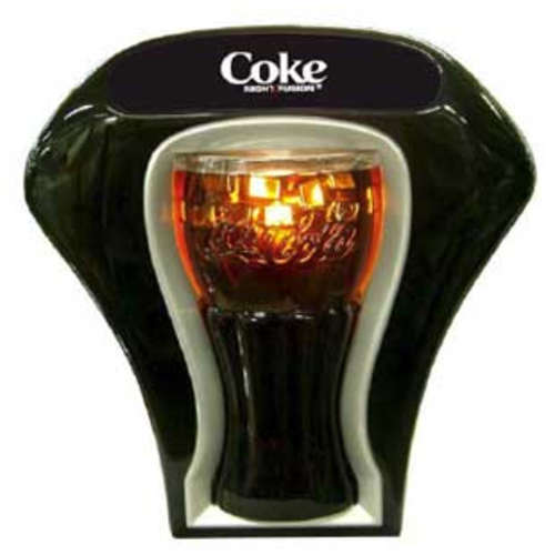 ** RARE COCA COLA** Night Fusion Bubbling Glass Tower ** 2nd Hand**