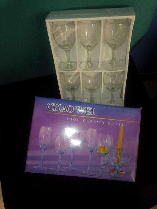 SHERRY GLASSES 6 Pack ** Factory 2nd's ** 5 ON AUCTION