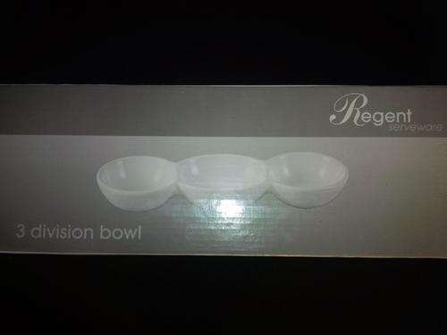 3 Division Serving  Bowl 30.5cmx10.2cmx4cm** MUST VIEW DESCRIPTION **