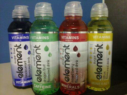 ELEMENT **SUGAR FREE** VITAMIN WATER 500ml **6 PACK** Source of Vitamins B3 **20x 6 Packs on Auction