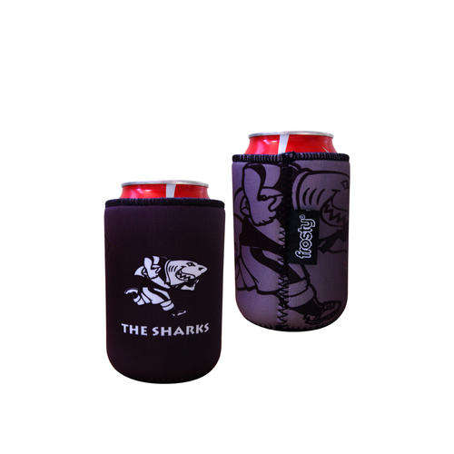 RUGBY CAN Cooler Neoprene - SHARKS  **3 ON AUCTION **