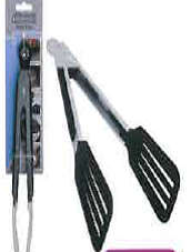 Hillhouse - Tongs Serving Nylon 26cm Easy Storage clamps closed ** 5 on Auction