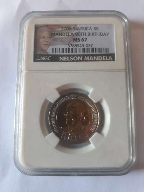 2008 BIRTHDAY MANDELA COIN