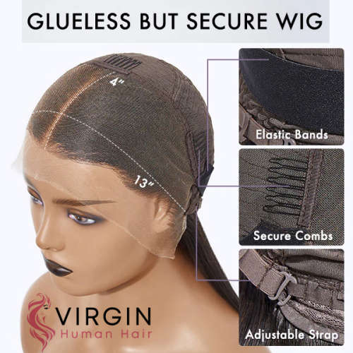 Glueless Brazilian Full Frontal Bob Wig