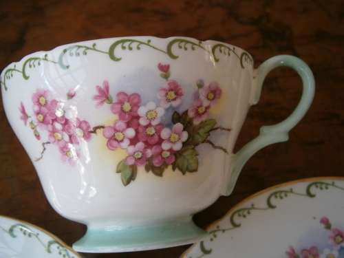 Shelley Fine Bone China  Tea Set  -  22 pieces