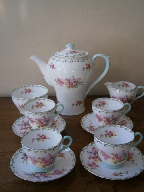 Shelley Fine Bone China  Coffee Set