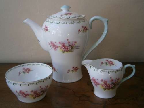 Shelley Fine Bone China  Coffee Set