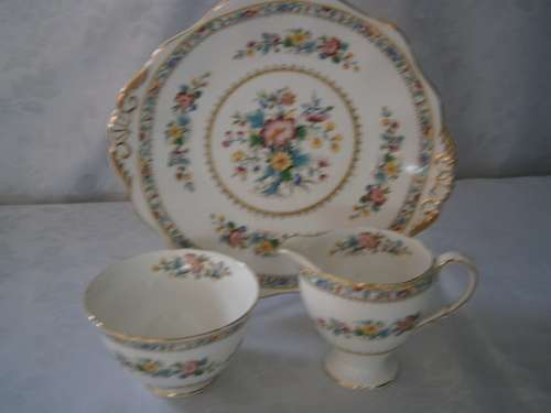 Foley "Ming Rose" Dinner and Tea Set  - 52 pieces