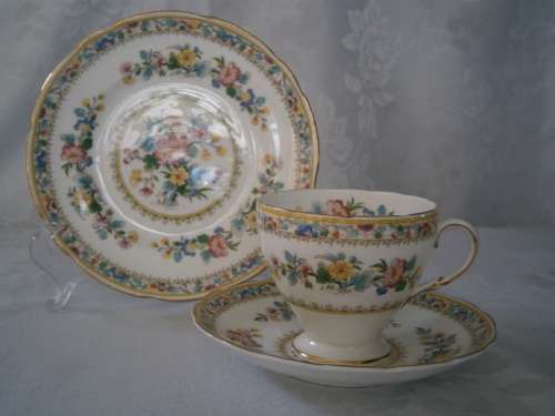 Foley "Ming Rose" Dinner and Tea Set  - 52 pieces