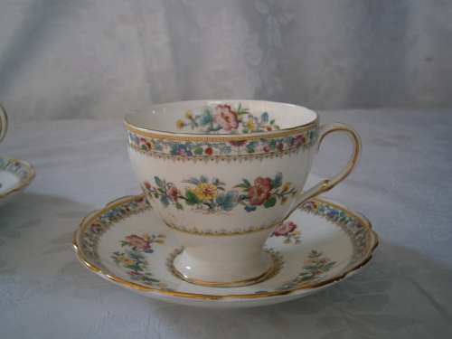 Foley "Ming Rose" Dinner and Tea Set  - 52 pieces