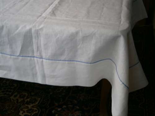100% Linen Table Cloth 3.2 m x 1.8 m