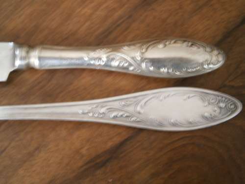 Set of 12 silver  plated cutlery