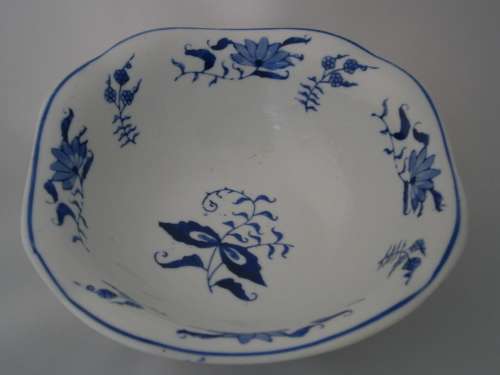 Blue and white  Bowl - 20.5 cm