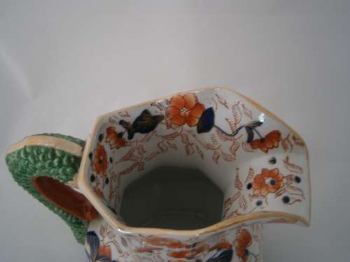 5 X GRADUATED IRONSTONE CHINA DRAGON JUG SET