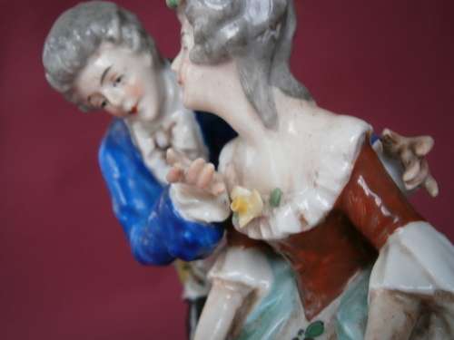 Lovely Sitzendorf  porcelain, pair lovers,Germany