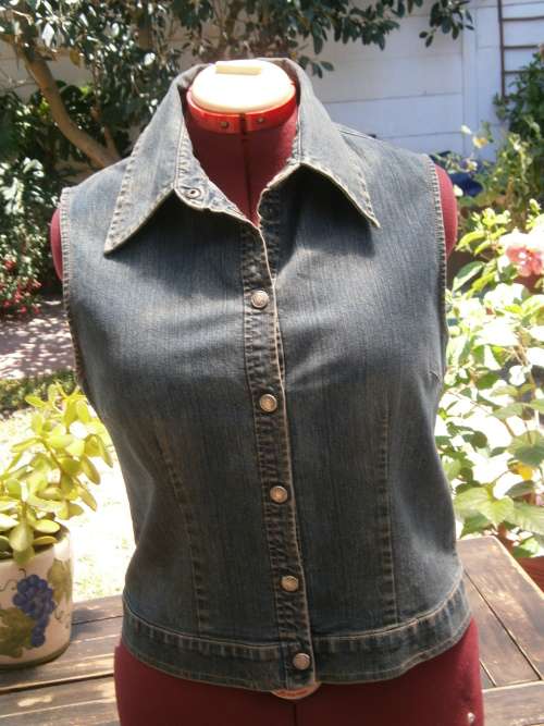 Denim waistcoat
