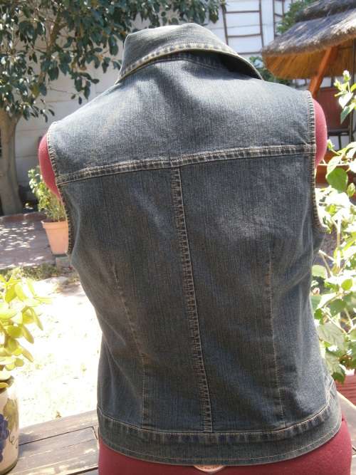 Denim waistcoat