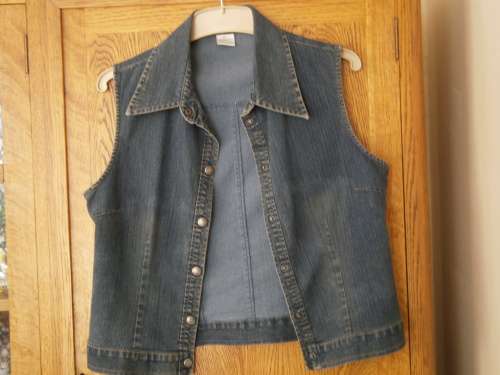 Denim waistcoat