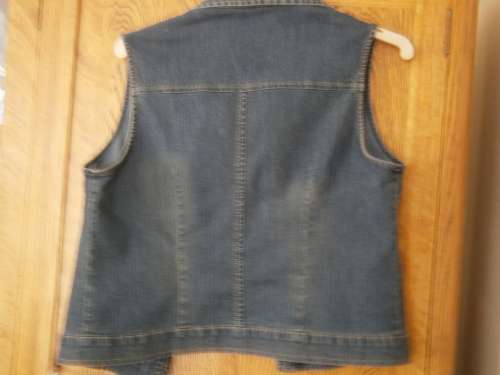 Denim waistcoat