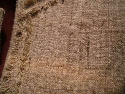 Beige Row Silk  jacket