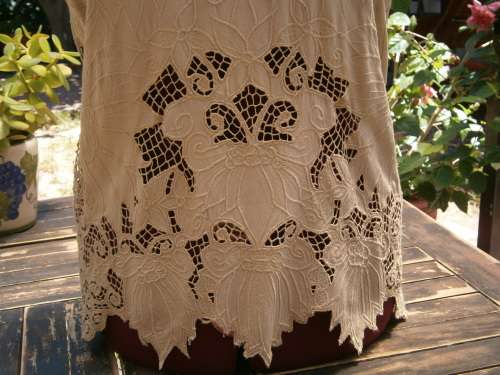 Broderie Anglaise  Tunic Blouse